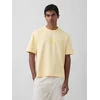 GAP Crop T-Shirt with 1969 Heavyweight Logo - Mens