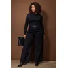 Trendyol Curve Ženska bluza Tbbaw26Af00088, Crna