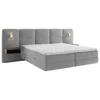 Esposa BOXSPRING POSTELJA 180 cm x 200 cm , tekstil temno siva