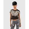 Affliction Flaming Dragon T-Shirt dk.tobacco brown