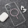 Maska Mag Case Clear Slim za Samsung A17 5G/ A175F roze