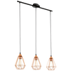 EGLO Viseća lampa TARBES 3xE27 79 cm bakar 94195