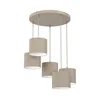 Luster na sajli ARDEN 5xE27/15W/230V prečnik 44 cm bež