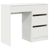 Stol s ladicama Bijelo 90 x 37.5 x 75 cm Konstruirano drvo