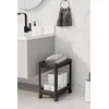 Aberto Design Polica za odlaganje TKRLKKT-2K-2-3, 23x36x40 cm, 2 komada, Crna