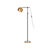 Markslöjd 107231 - Stojeća lampa CHESTER 1xE27/40W/230V crna/bronza