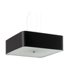 Sollux SL.0774 - Luster na sajli LOKKO 5xE27/60W/230V 45 cm crna