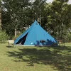 Tipi šator s krovom s pohranom Plava 560 x 560 x 300 cm taft