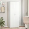 Visoka komoda bijela 70x35x180 cm od konstruiranog drva