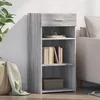 Vidaxl vidaXL Omarica, siva sonoma hrastova barva, 45x42,5x93 cm, material na osnovi lesa