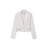 Mayoral Suknjič 6403 Bela Regular Fit