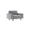 Atelier del Sofa Fotelja Sparrow Loveseat, Svetlosiva
