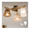 Brilagi - LED Plafonski luster ANTHONY 3xE14/40W/230V hrast
