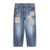 Next Kavbojke bež/moder denim/roza/bela