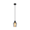 Globo 15627 - Viseći luster na sajli RYAN 1xE27/40W/230V O 13,5 cm crna