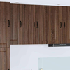 Ormar za Zid LUCCA 2 pcs Smeđi hrast 30 x 31 x 80 cm