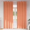 Zavjese za blackout s prstenovima 2 pcs Terakota 225 x 140 cm