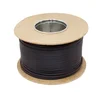 Zvočniški kabel 2 x 1,00 mm2 ploščat črn 4105-