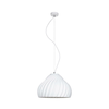 Luster na sajli SILVO 1xE27/60W/230V O 38 cm bela