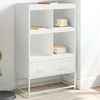 Visoka komoda bijela 68x39x111,5 cm od čelika