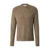 DAN FOX APPAREL Pulover Neo pikčasto rjava