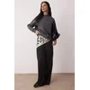 Trendyol Milla ženski duks Twoaw24Sw00104, antracit-siva
