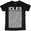 Idles Majica Psych Tubes Unisex Black 2XL