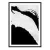 shumee SLIKOVNI PLAKAT V OKVIRJU 33x43 cm Črno-bela zebra Minimalizem Abstrakcija