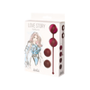 Lola games Vaginalne kuglice Set for Easy and Medium Level Love Story Valkyrie Wine Red