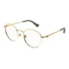 Gucci GG1594O 002 ONE SIZE (52) Zlata/Kristalna