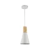 Maytoni P359-PL-140-W-Luster na sajli BICONES 1xE27/60W/230V pr. 14cm bela/bež