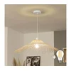 Brilagi - LED luster na sajli CERIA BOHO 1xE27/40W/230V prečnik 70 cm bambus