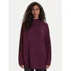VERO MODA Pulover VMPLAZA vinsko rdeča