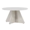 Klubska mizica Dallas 4844 Bež, 45cm, MDF plošča, Okrogla