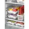 Hermia Set organizera za frižider, 4 komada, Beli