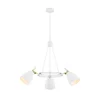 Argon 6148 - Luster na šipci CHARLOTTE 3xE27/15W/230V bela/zlatna
