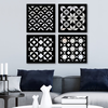 Wallity Set ogledala SHY1508840039, Crni