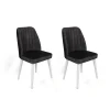 Hanah Home Set stolica Alfa-497 V2, 62x75x51.5 cm, 2 komada, Antracit