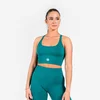Polleo Womens Spark Seamless Bra, Green - S