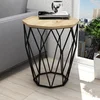 Hanah Home Klub sto Sofya, 46x57x46 cm, Hrast