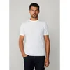 Hackett London za moške. HM5000071 Majica iz pime bela (XL), Priložnostno, Bombaž, Kratek rokav