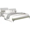 Livetastic OBLAZINJENA POSTELJA 181 cm x 201 cm , les, kovina, tekstil krem barve