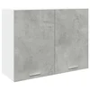 Vidaxl Viseča omarica “Lyon” betonsko siva 80x31x60 cm iverna plošča