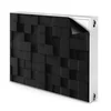 tulup.si Pokrov radiatorja Črne 3d kocke 110x60 cm