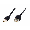 Digitus AK-300202-030-S USB 2.0 podaljšek 3 m črne barve