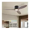 ZEVENTI - LED Stropni ventilator VENTORA LED/24W/230V Wi-Fi Tuya crna/orah +daljinski upravljač