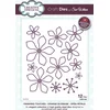 CREATIVE EXPRESSIONS Cutting And Embossing Metal Stencils Šablona za rezanje 12 kos