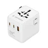 Gembird univerzalni adapter za napa?anje za sve zemlje, USB + Type-C punjač, 20W, beli, TPA-1A2C20-01-W