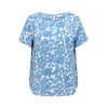 ONLY Carmakoma Bluza CARVICA kraljevo modra/bela