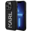 Maska za iPhone 15 Pro Karl Lagerfeld Hc 3D Logo Glitter crna